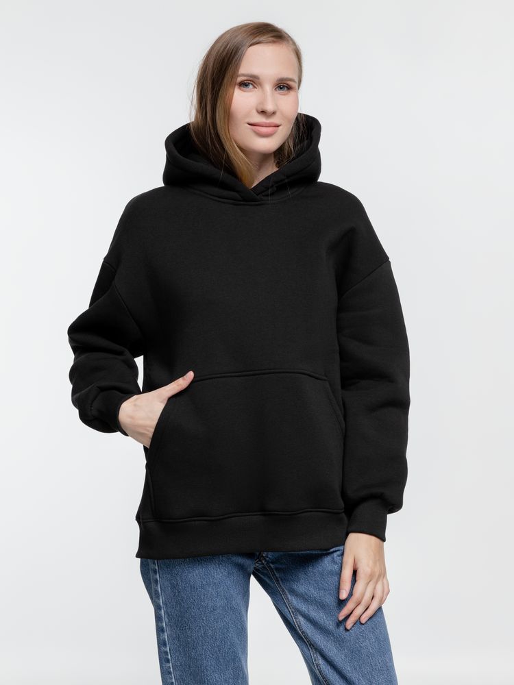 Худи оверсайз Kulonga Comfort Heavy, черное-4