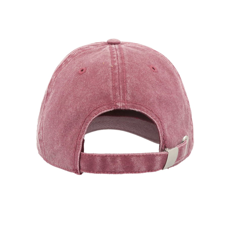 Бейсболка винтажная DIGG, 6 клиньев, металлическая застежка, бордовый-8