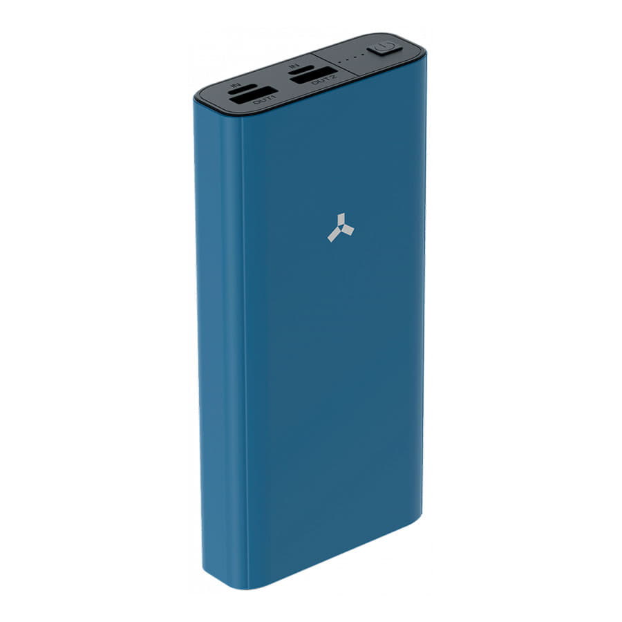 Внешний аккумулятор ARNICA 20M, 20000 мАч, металл, синий, синий-1
