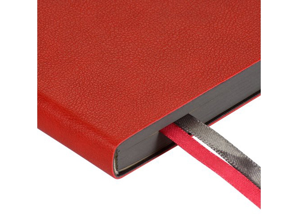 Ежедневник недатированный А5 Boston, красный-4