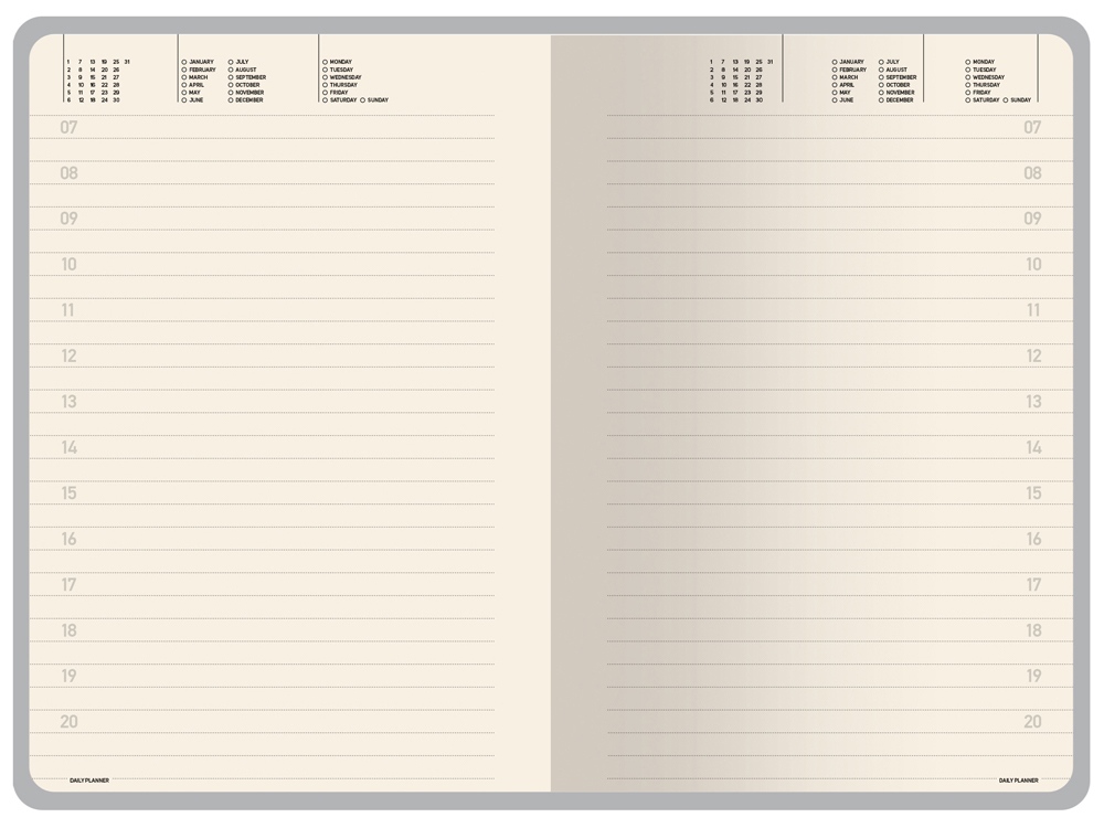 Ежедневник А5 недатированный Megapolis Velvet Flex, бордовый-6