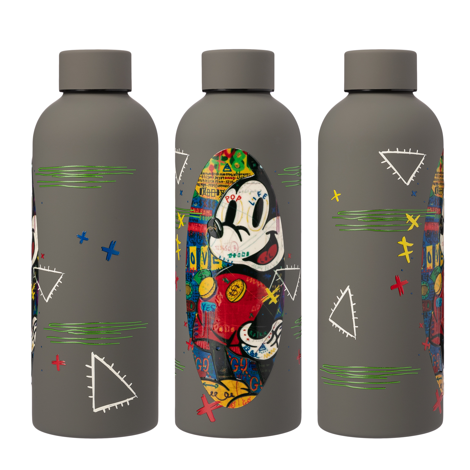 Термобутылка вакуумная герметичная Prima, серая-10