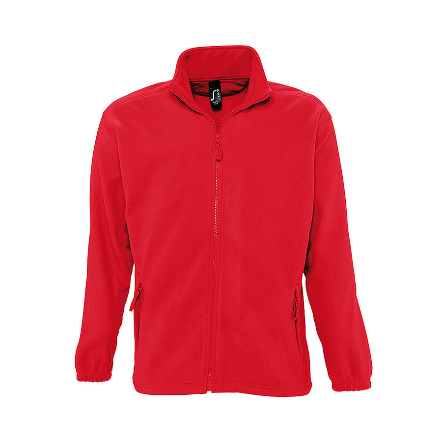 Толстовка мужская флисовая NORTH MEN 300, красный-0