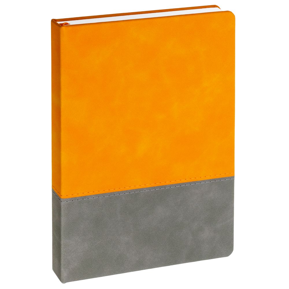 Ежедневник Horizon, недатированный, серый с оранжевым-2