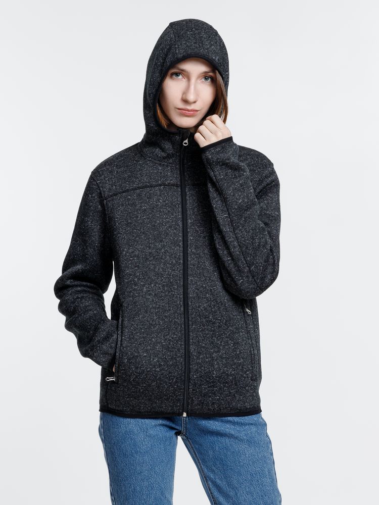 Куртка с капюшоном унисекс Gotland, черная-4