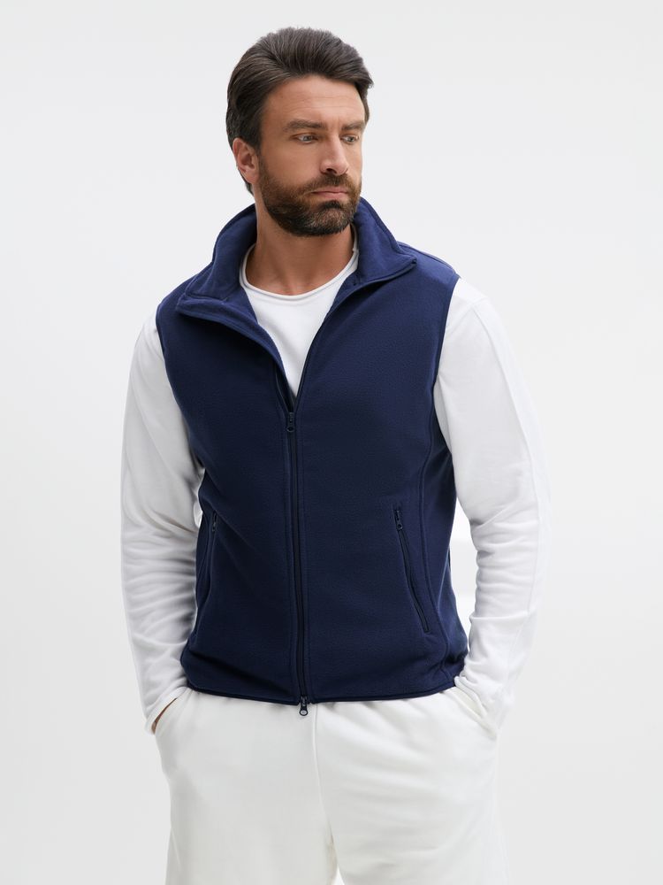 Жилет флисовый унисекс Ben Mac, темно-синий-3