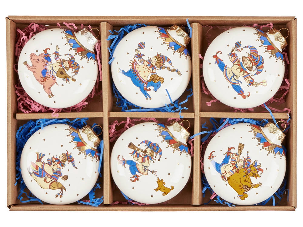 Набор новогодних игрушек, 6 шт-3