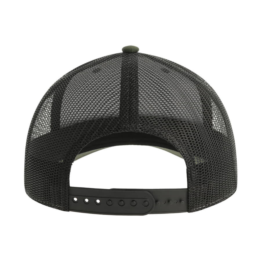 Бейсболка BRYCE, 6 клиньев, пластиковая застежка, переработанный полиэстер, оливковый-3