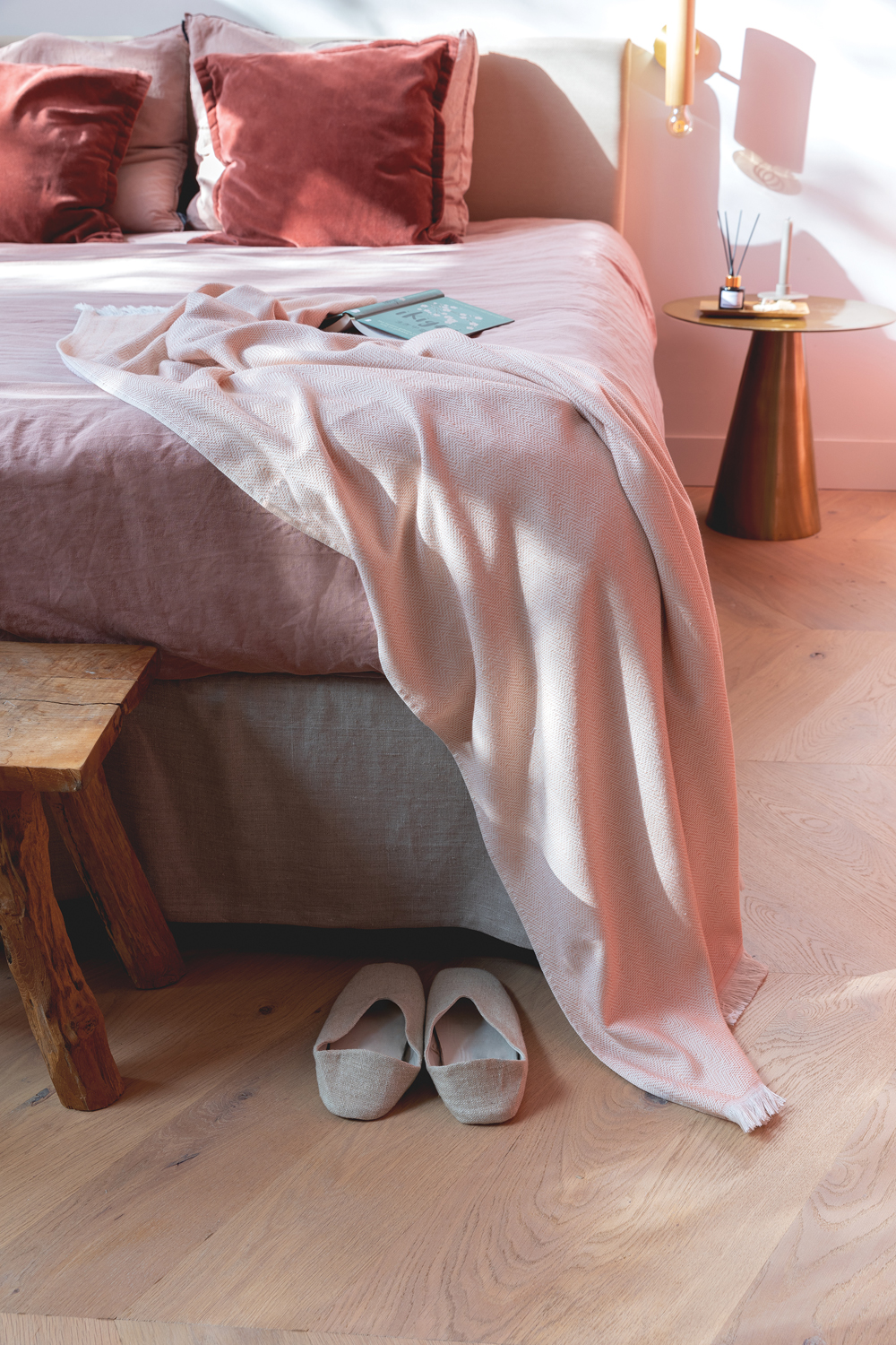 Накидка Ukiyo Hisako из хлопка AWARE™, 100x180 см-5