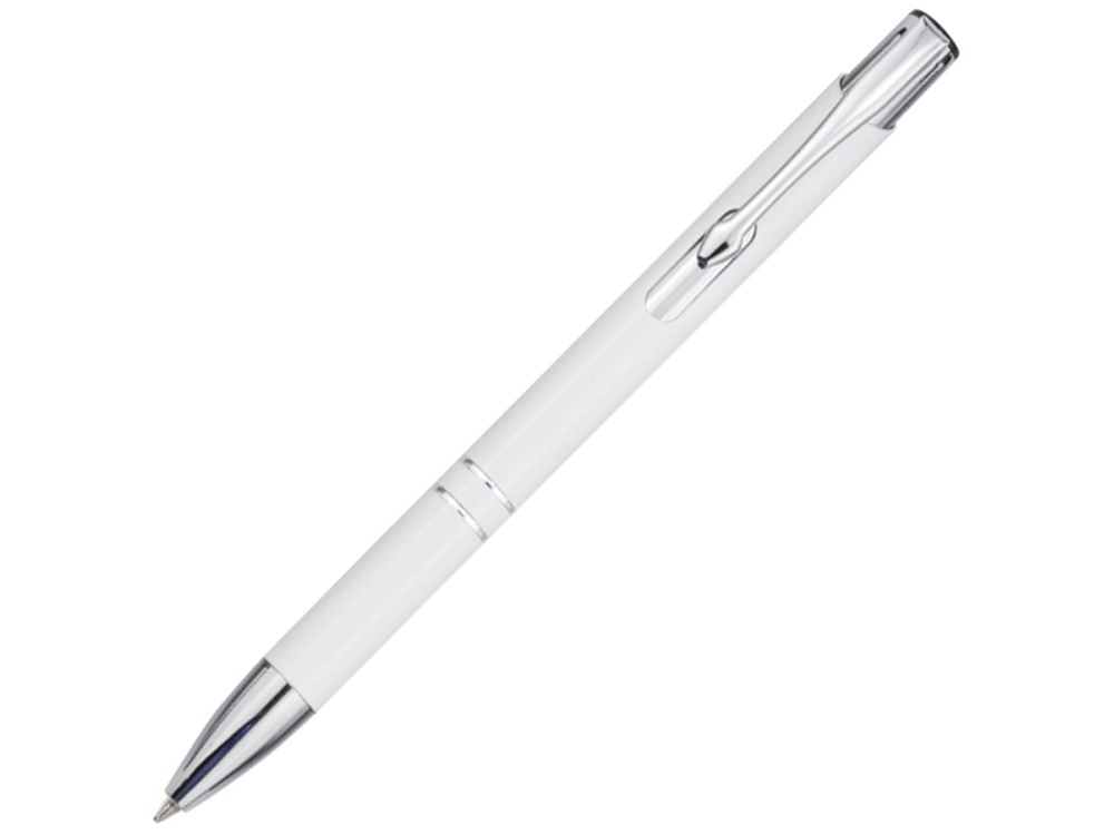 Шариковая ручка Moneta из переработанного алюминия - Белый-0