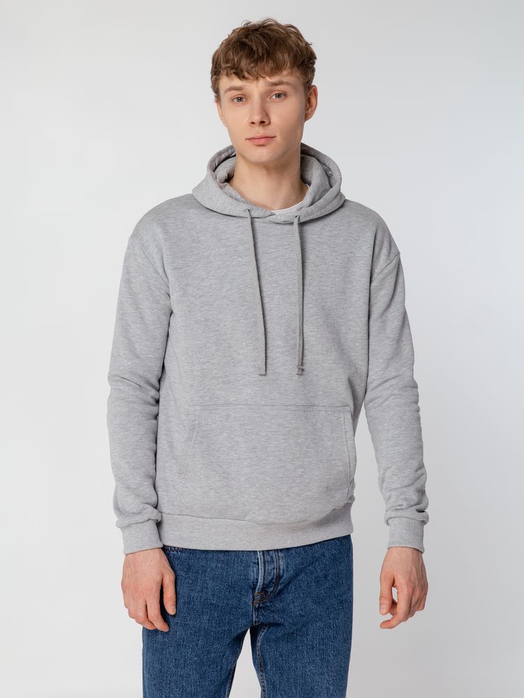 Толстовка с капюшоном Unit Kirenga Heavy, серый меланж-5