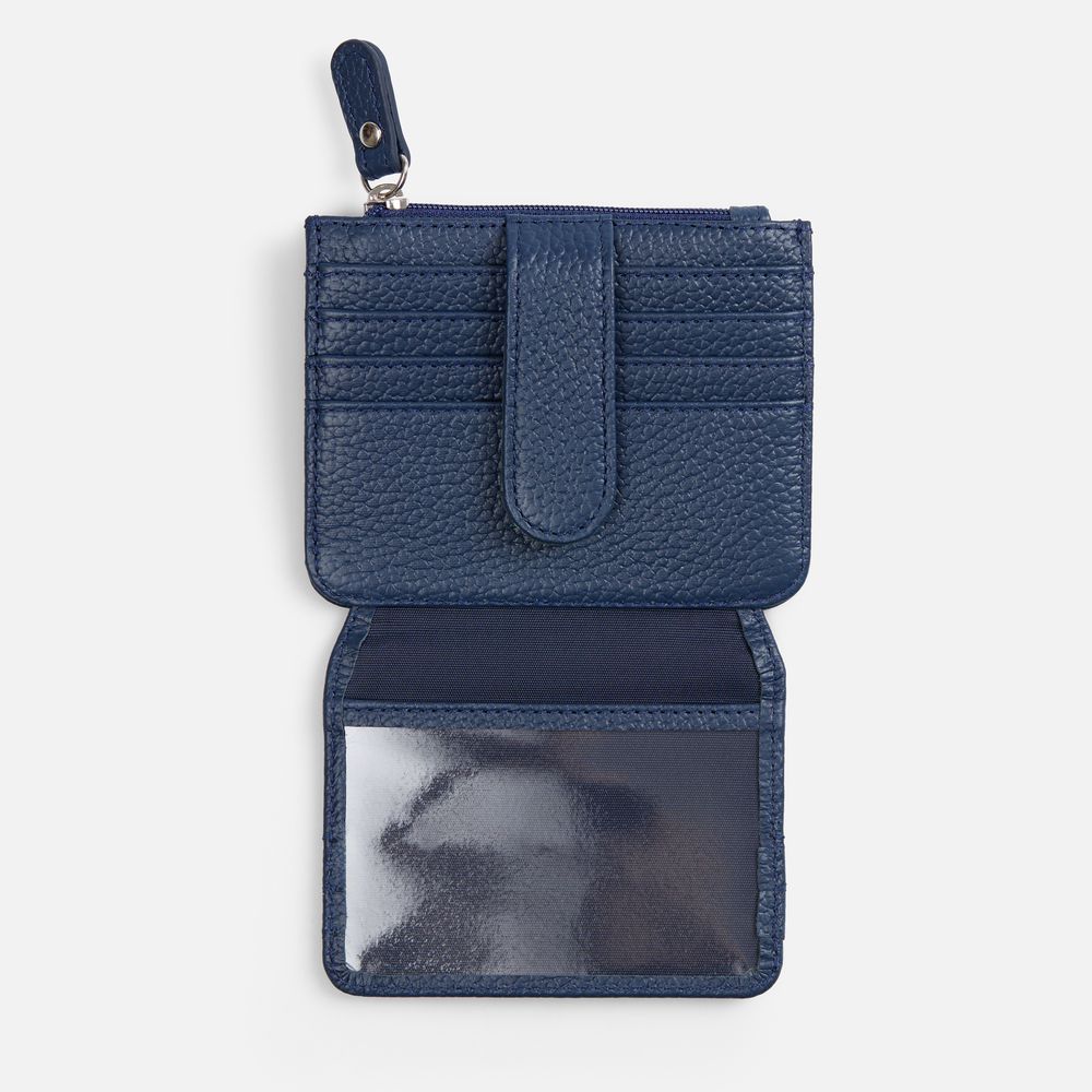 Картхолдер на молнии Unison, синий-2