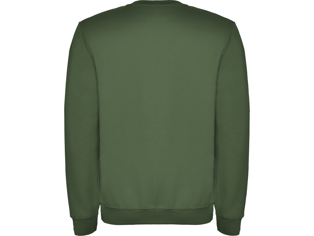 Свитшот с начесом Clasica унисекс, хаки-1