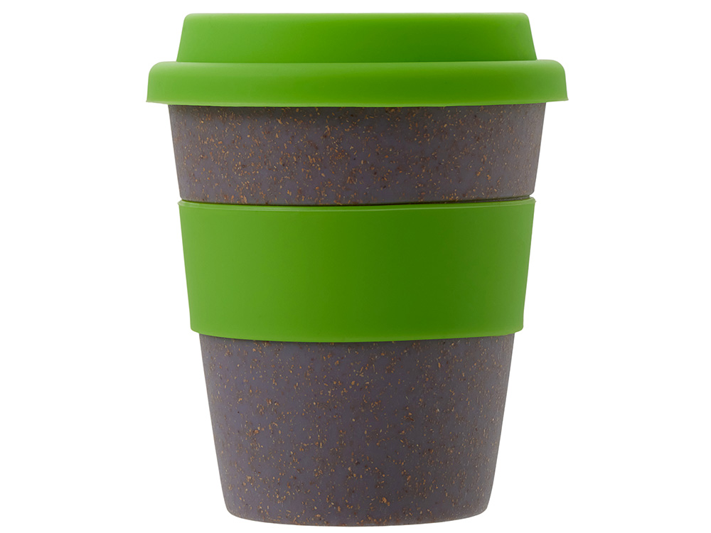 Стакан с силиконовой крышкой Cafe, зеленое яблоко-4