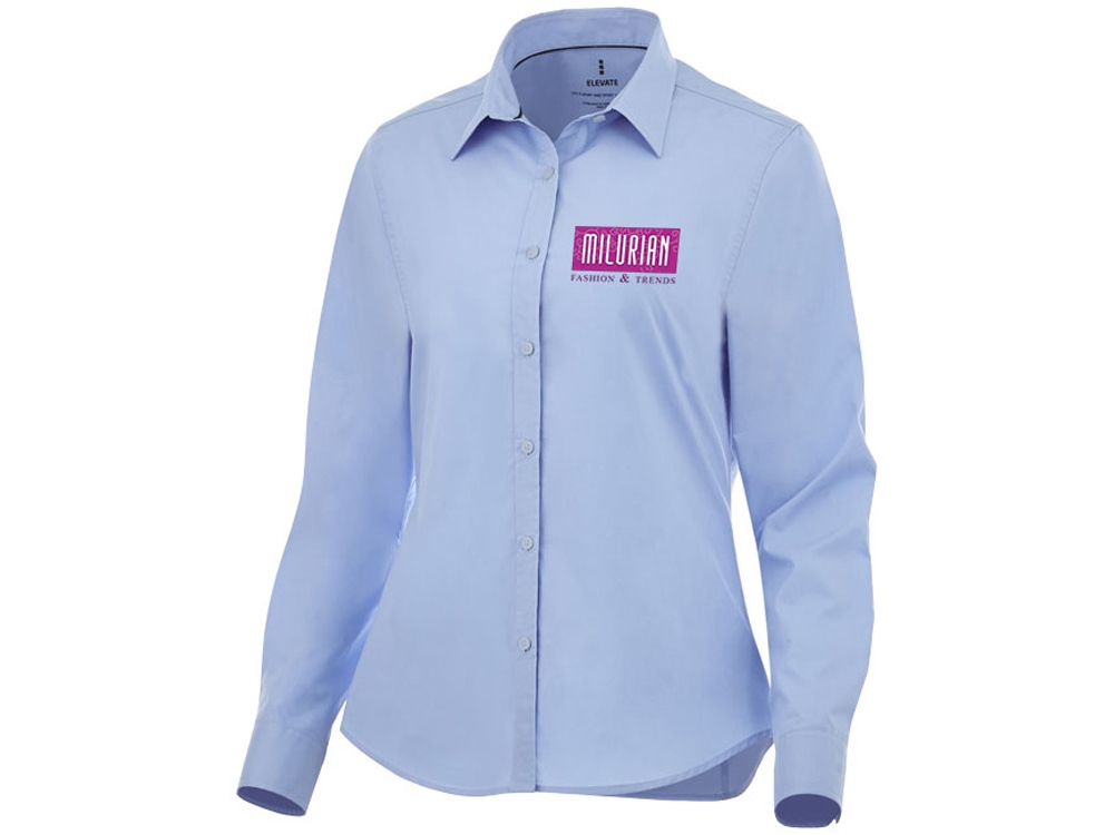 Женская рубашка с длинными рукавами Hamell, светло-синий-4