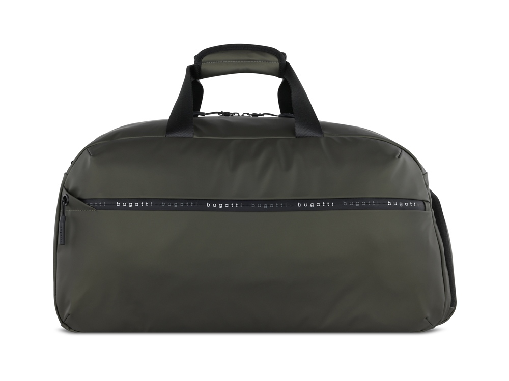 Сумка спортивная BUGATTI Blanc, оливковая, тарпаулин/полиэстер, 52х26х27,5 см-1