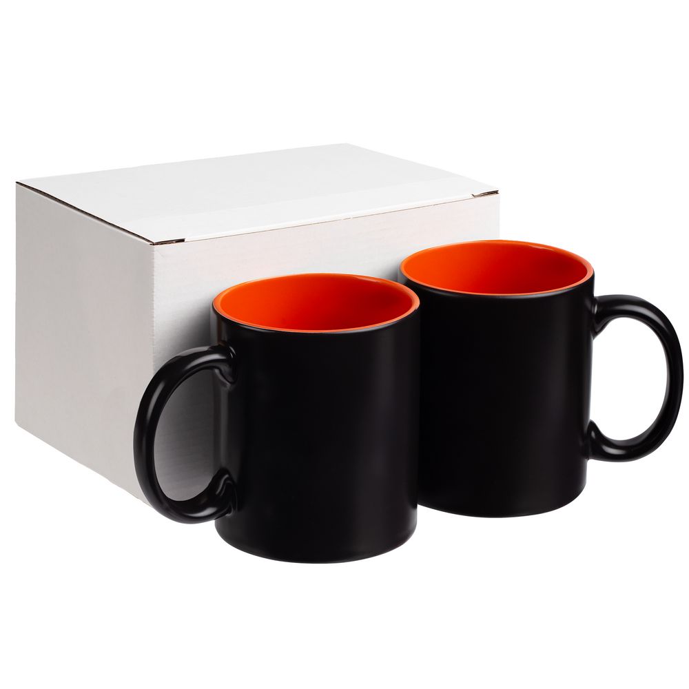 Коробка Couple Cup под 2 кружки, большая, белая-2