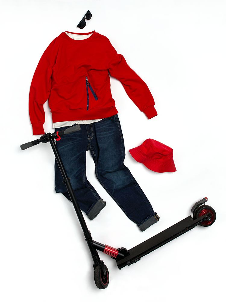 Свитшот унисекс Kosmos 2.0, красный-4