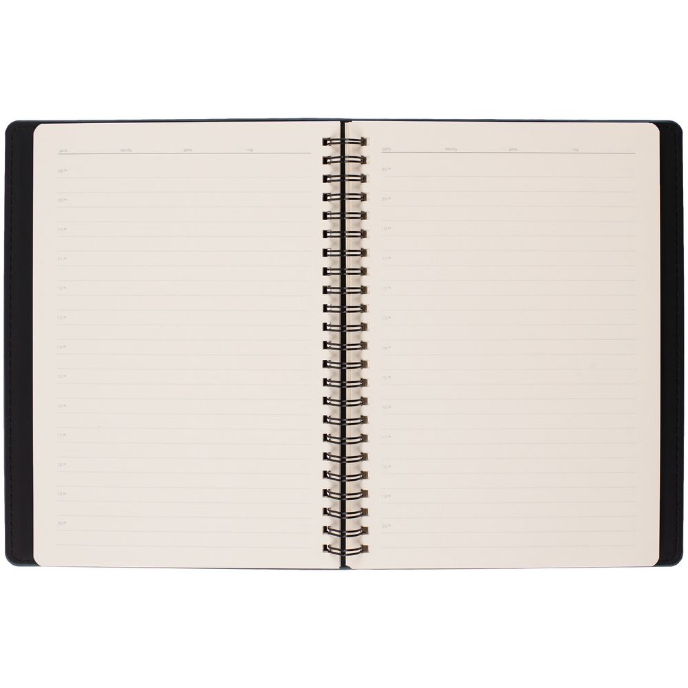 Ежедневник Spring Urban на заказ, недатированный, синий-3