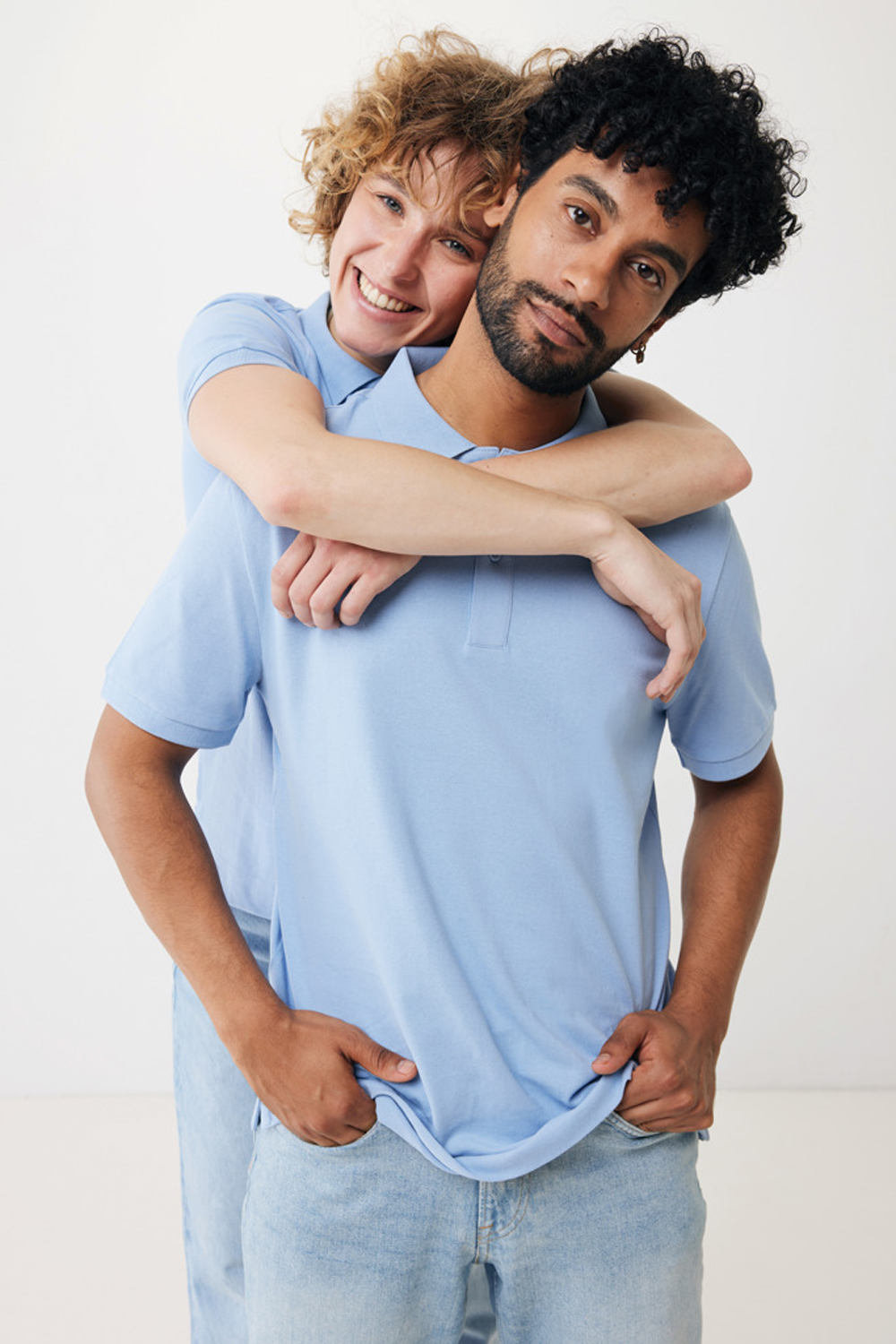 Рубашка поло Iqoniq Yosemite из переработанного хлопка-пике, унисекс, 220 г/м²-4