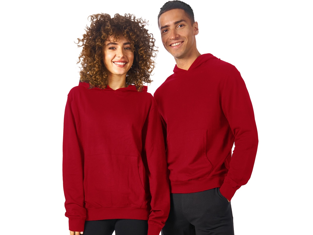 Худи Warsaw, футер 220гр, красный-0