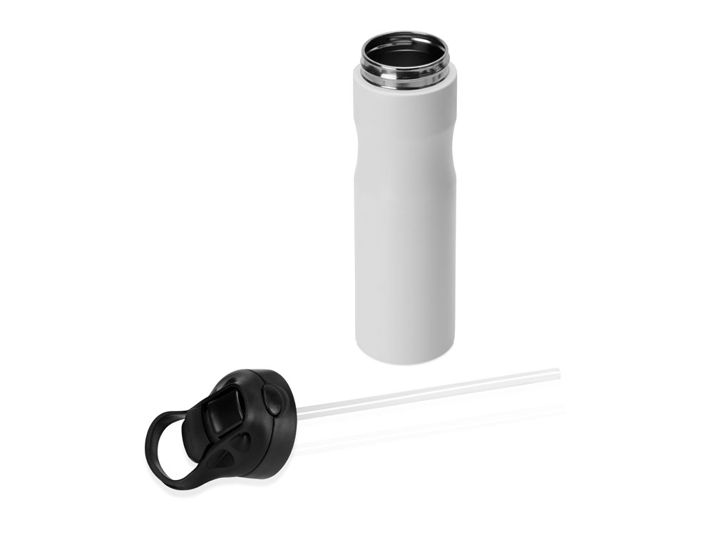 Бутылка для воды Hike Waterline, нерж сталь, 850 мл, белый-4