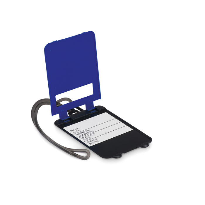 Бирка багажная, королевский синий-1