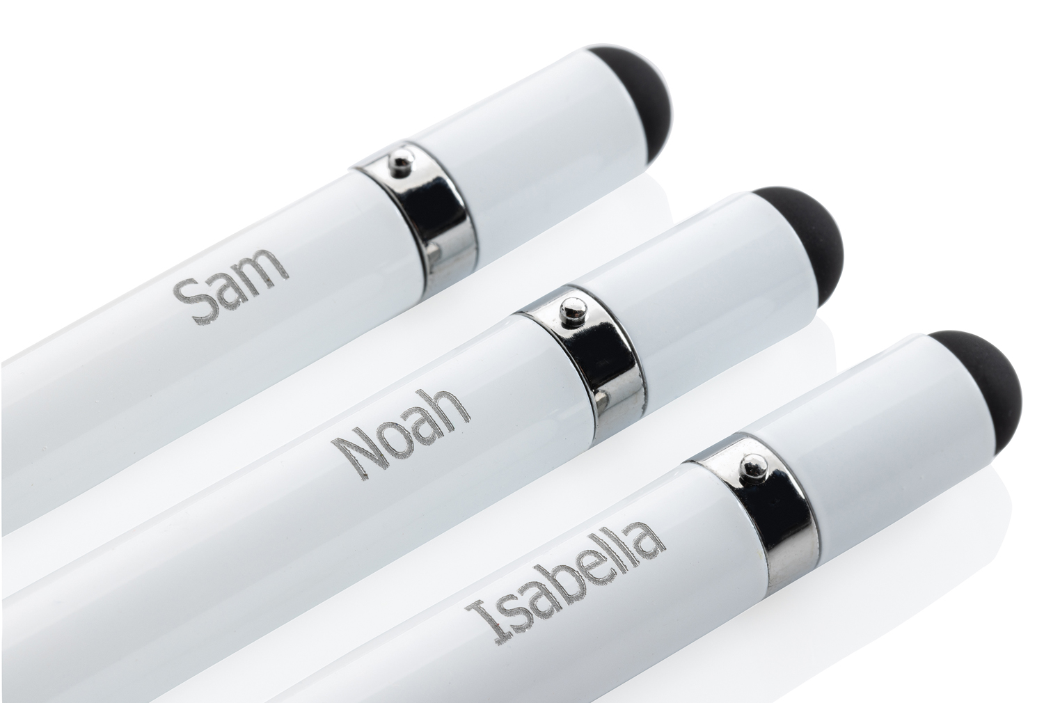 Алюминиевый вечный карандаш с ластиком и стилусом-7