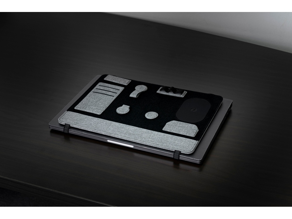 Складная подставка для ноутбука и органайзер для аксессуаров Clipboard Pro-9