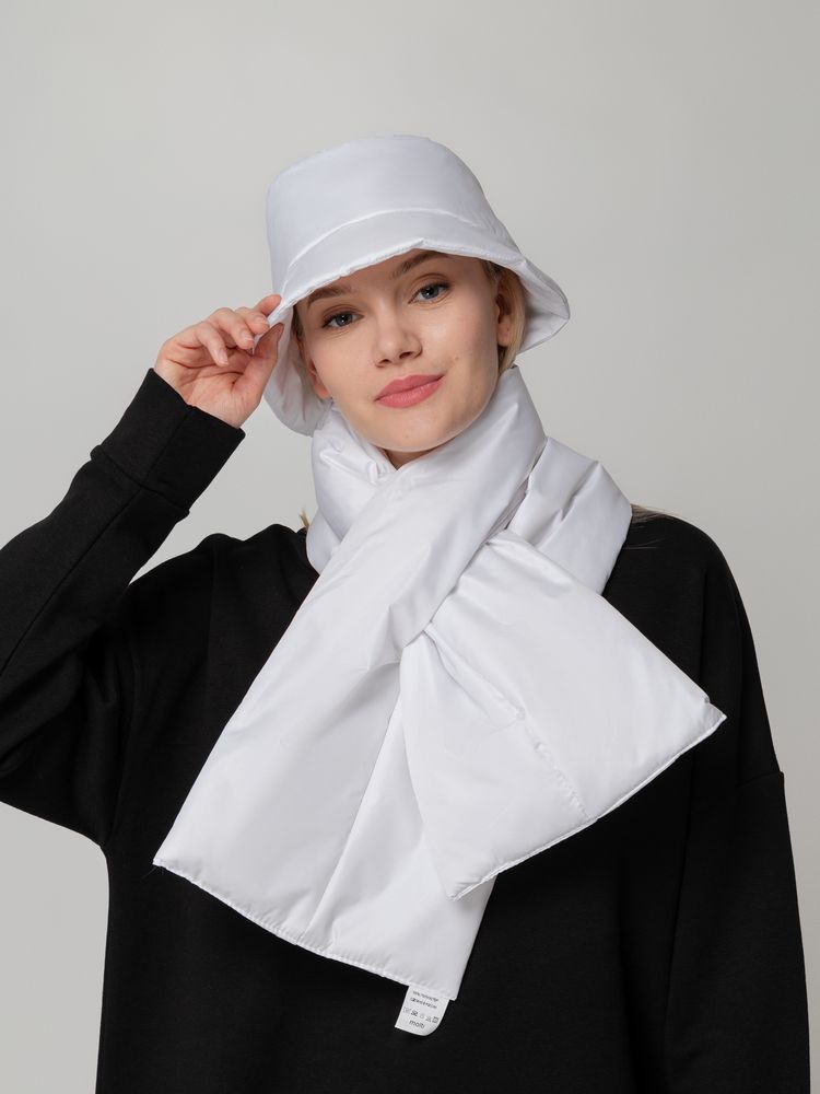 Панама утепленная Shelter, белая-4