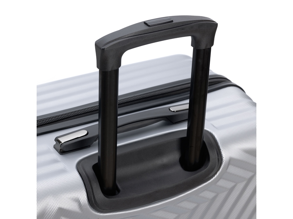 Чемодан TORBER Lama, серебристый, ABS-пластик, 49 х 29,5 х 77 см, 92 л-4