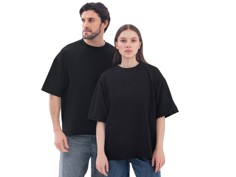 Футболка оверсайз Beta.01 унисекс, черный-0