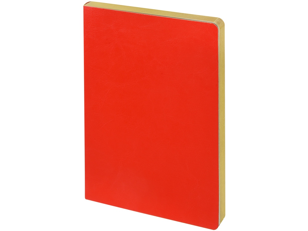 Ежедневник недатированный А5 Megapolis Nebraska Flex, красный с золотым обрезом-0