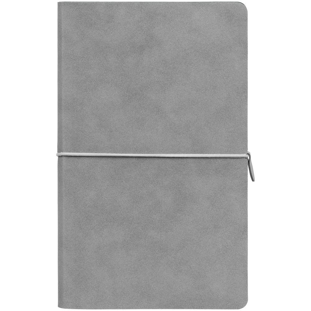 Ежедневник Nubuk, недатированный, светло-серый-1