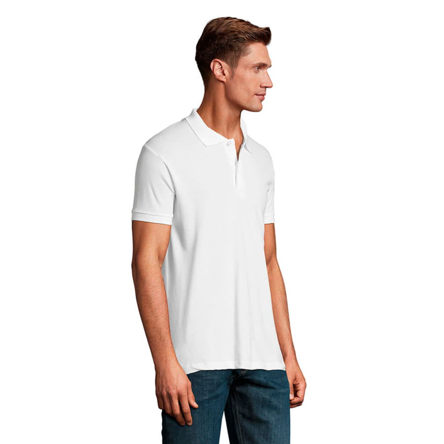 Поло мужское PERFECT MEN 180, белый-3