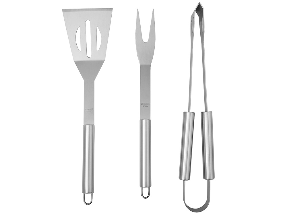 Набор для барбекю в кейсе: лопатка, щипцы, вилка Salvy-10