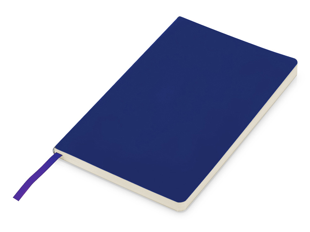 Блокнот Softy 2.0, гибкая обложка A5, 80 листов, синий-0