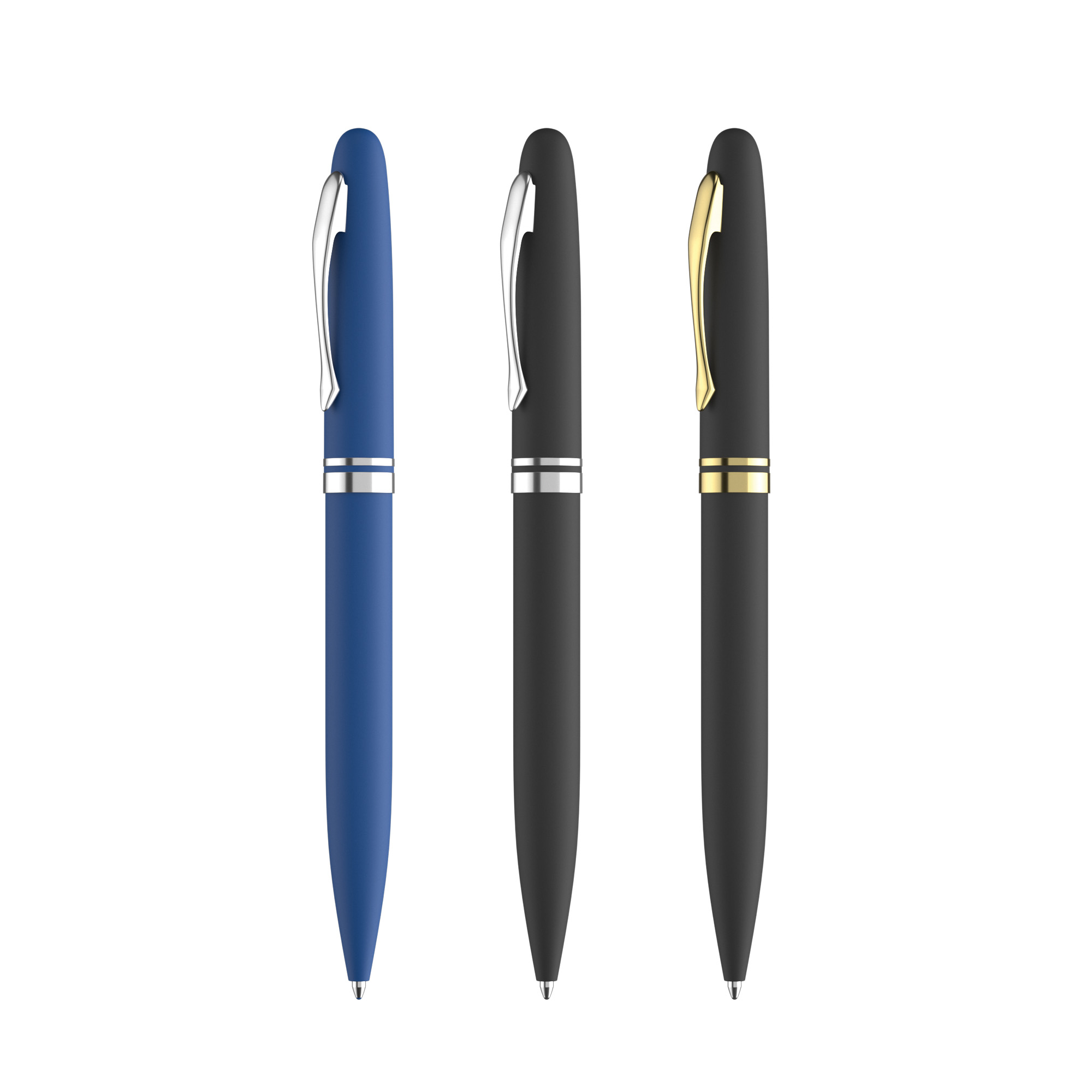 Ручка шариковая "Moon", покрытие soft touch-2