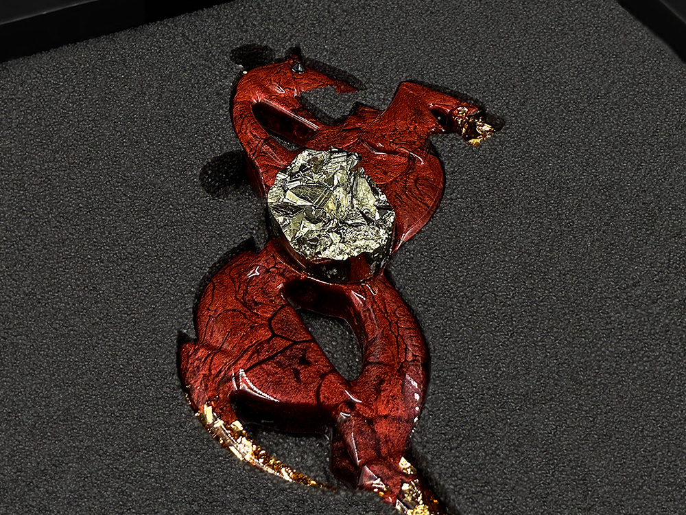 Елочные игрушки (Лошадь).Символы года Гранат-3