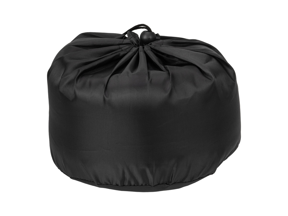 Подушка TORBER, дорожная, с эффектом памяти, тёмно-серая, полиэстер+спандекс-4