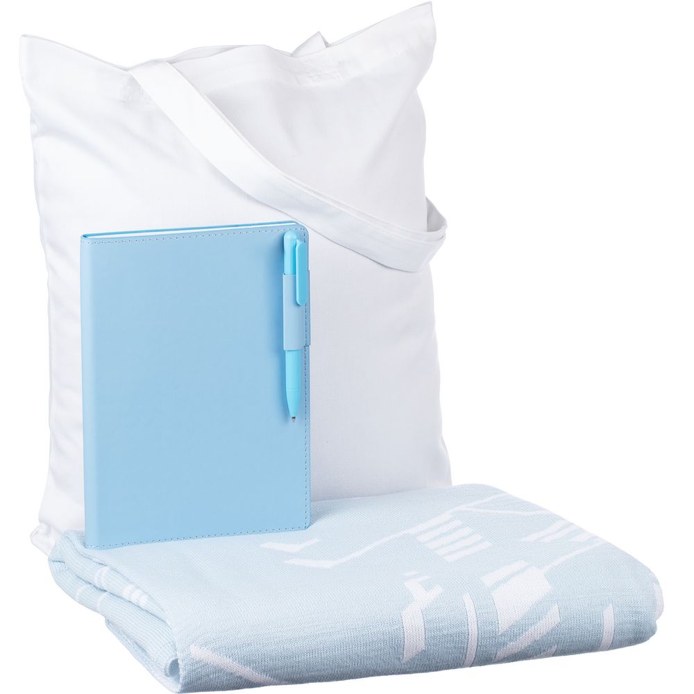 Набор Merry Flakes, голубой с белым-0