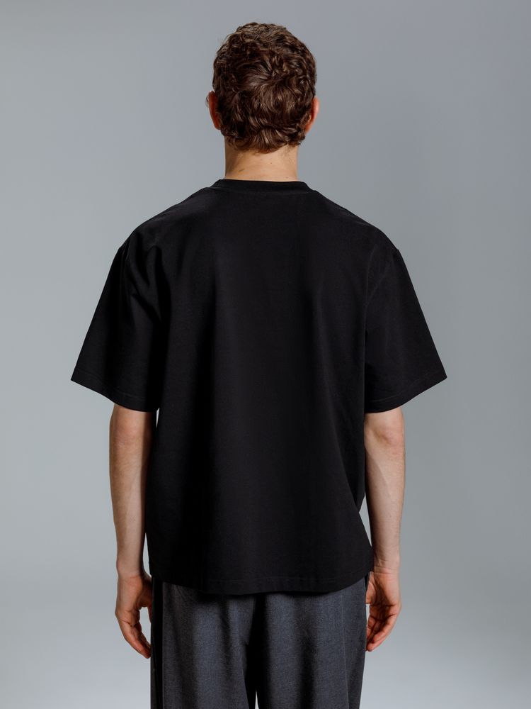 Футболка оверсайз Kangas, черная-3