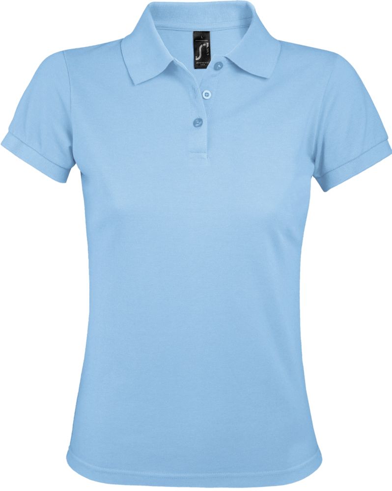 Рубашка поло женская Prime Women 200 голубая-1