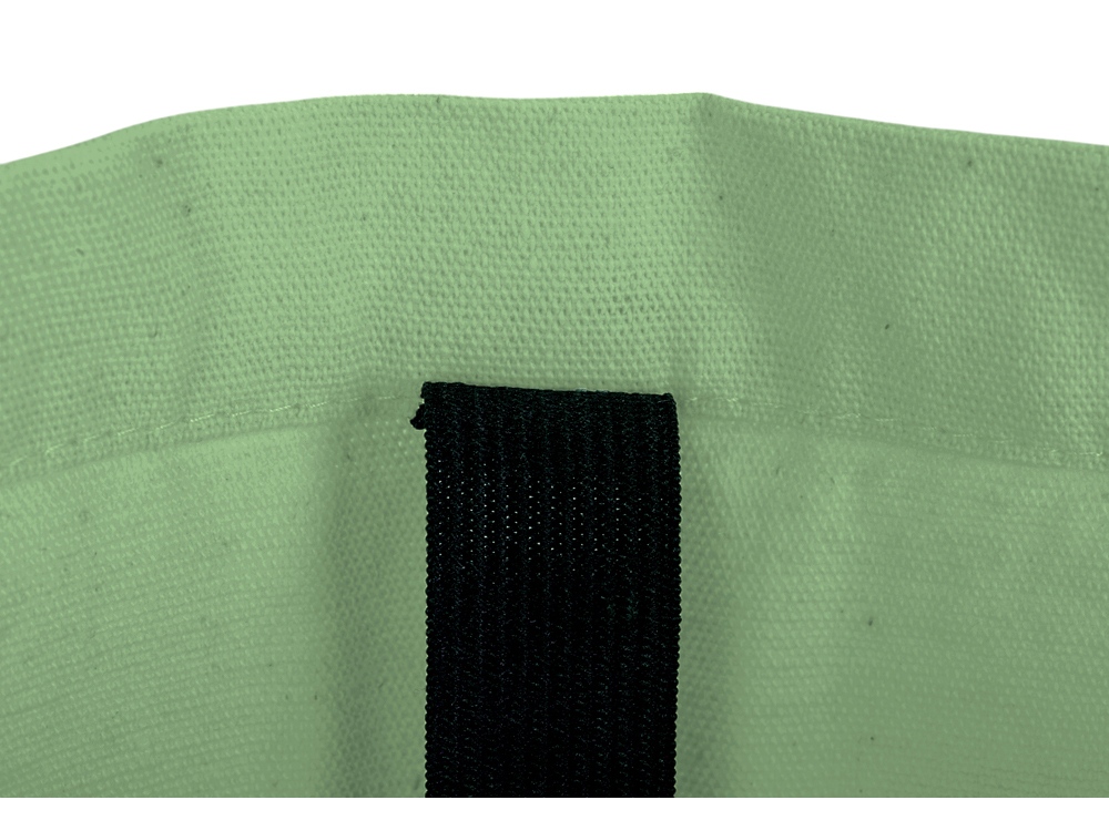 Сумка Fixy из переработанного хлопка с фиксирующей эластичной лентой, зеленое яблоко-6