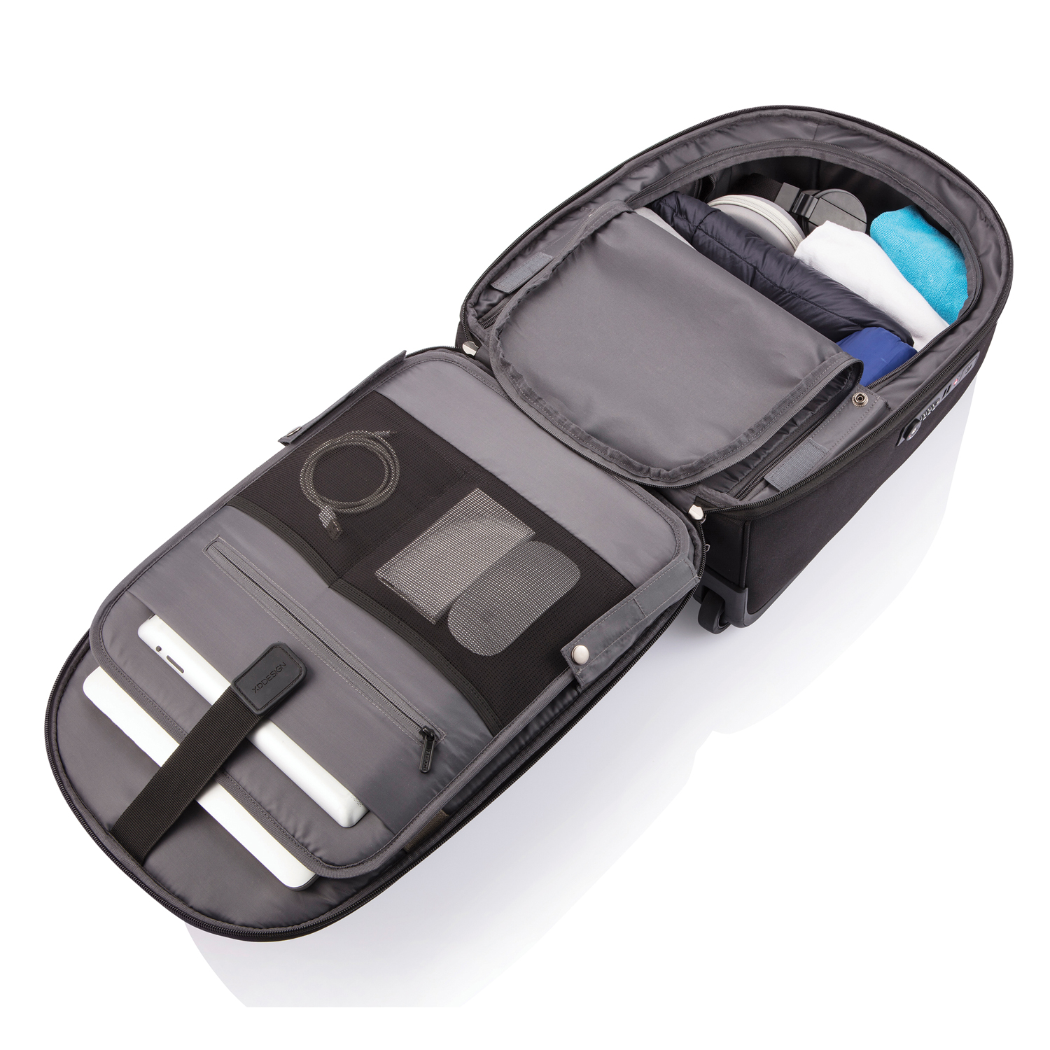 Антикражный рюкзак на колесах Bobby-18