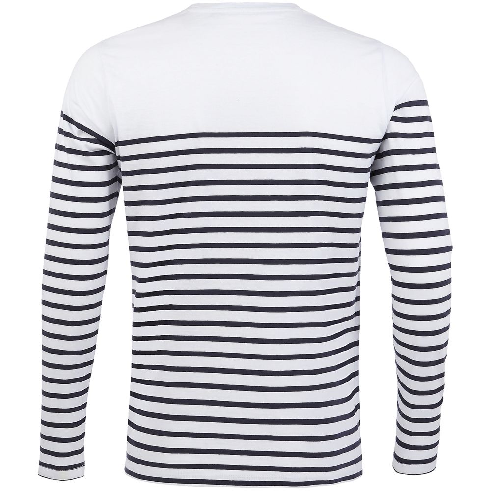 Футболка мужская с длинным рукавом Matelot LSL Men, белая с синим-1