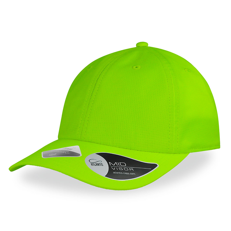 Бейсболка ENERGY, 6 клиньев, застежка на липучке, неоновый желтый-0