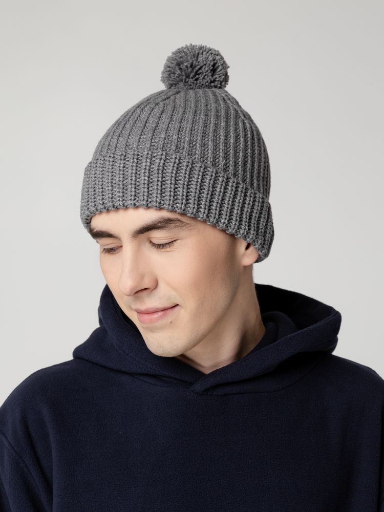 Шапка Nordvik, серый меланж-3