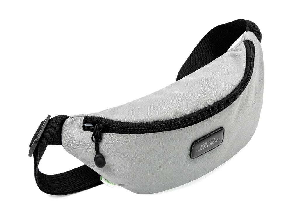 Универсальная водостойкая сумка на пояс Bumble из переработанного пластика, серый-3