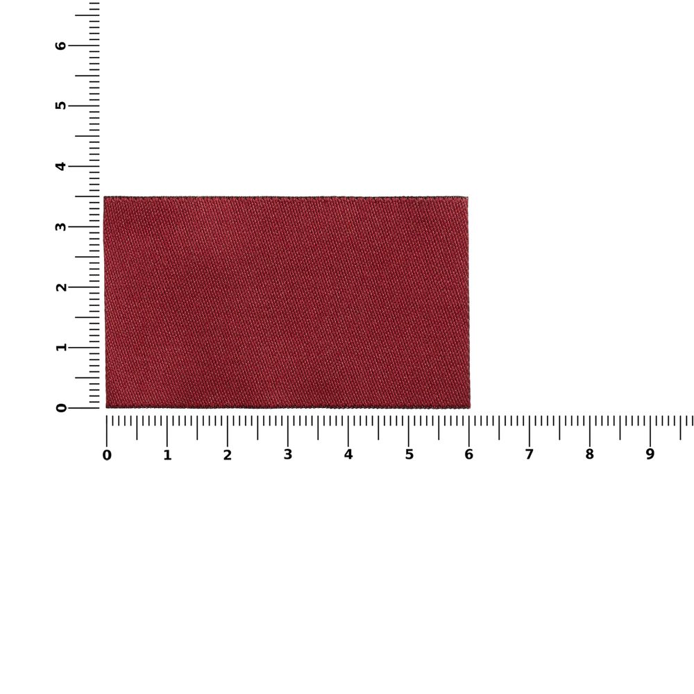 Лейбл тканевый Epsilon, M, бордовый-2